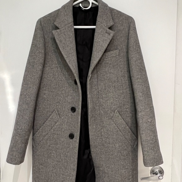 SATURDAY'S NYC ASH HEATHER MORGAN TOP COAT - Picture 4 of 10